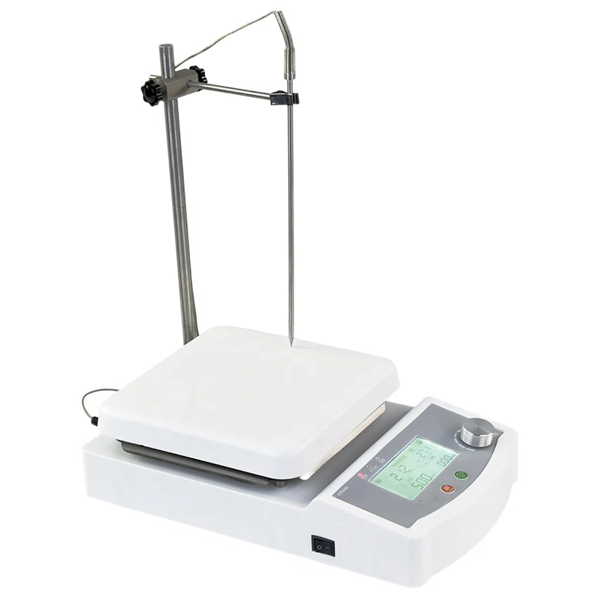 Mieszadło magnetyczne 20 l, termostatyczne, zakres prędkości 100-2000 obr./min, długość mieszania 20-80 mm, maksymalna temperatura 360°C do badań naukowych i zastosowań kosmetycznych